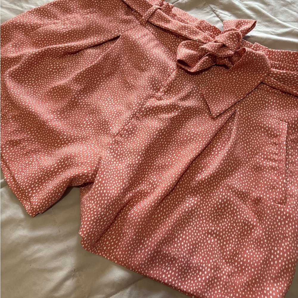 Torrid Pink Polka Dot Shorts